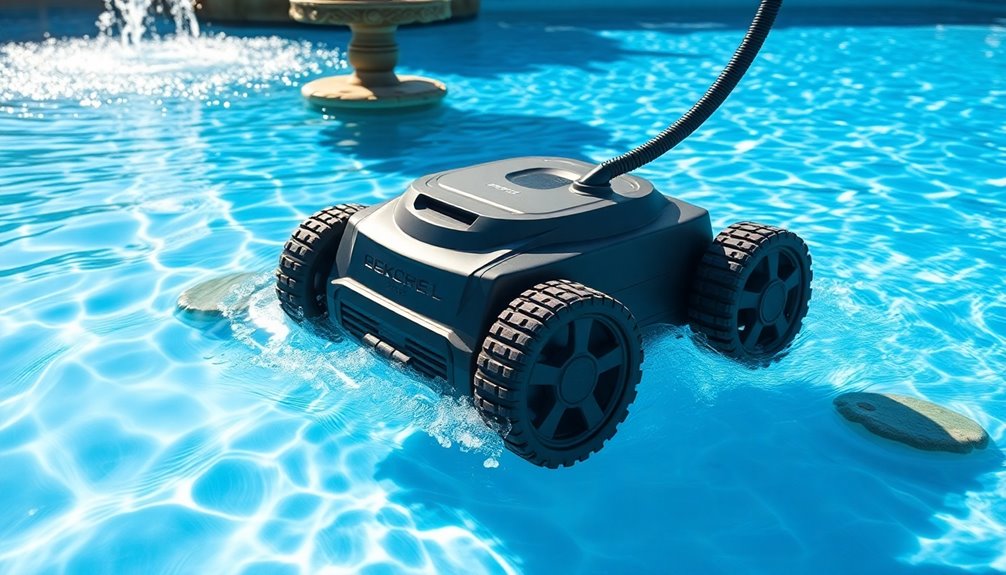 pool features hinder cleaner efficiency