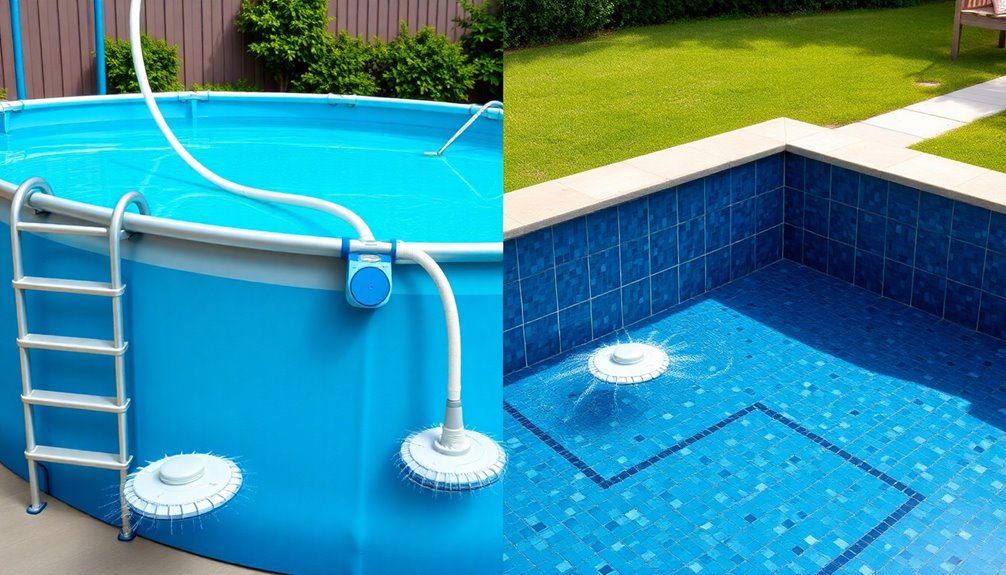 pool shape and chemistry