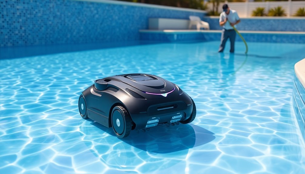 pool size determines cleaning method