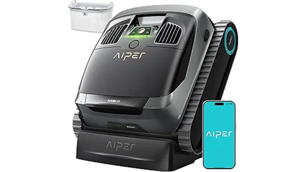 powerful robotic pool cleaner