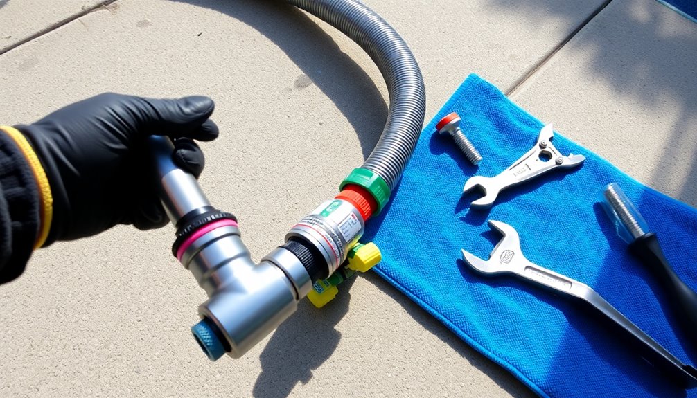prepare tools and safety gear