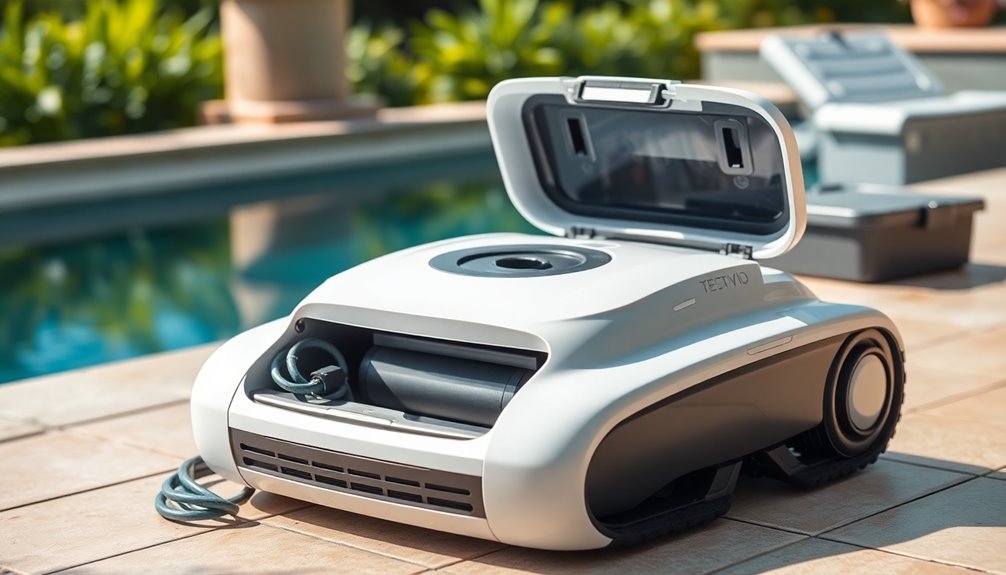 proper robotic pool cleaner storage