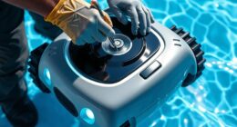 regular robotic pool care