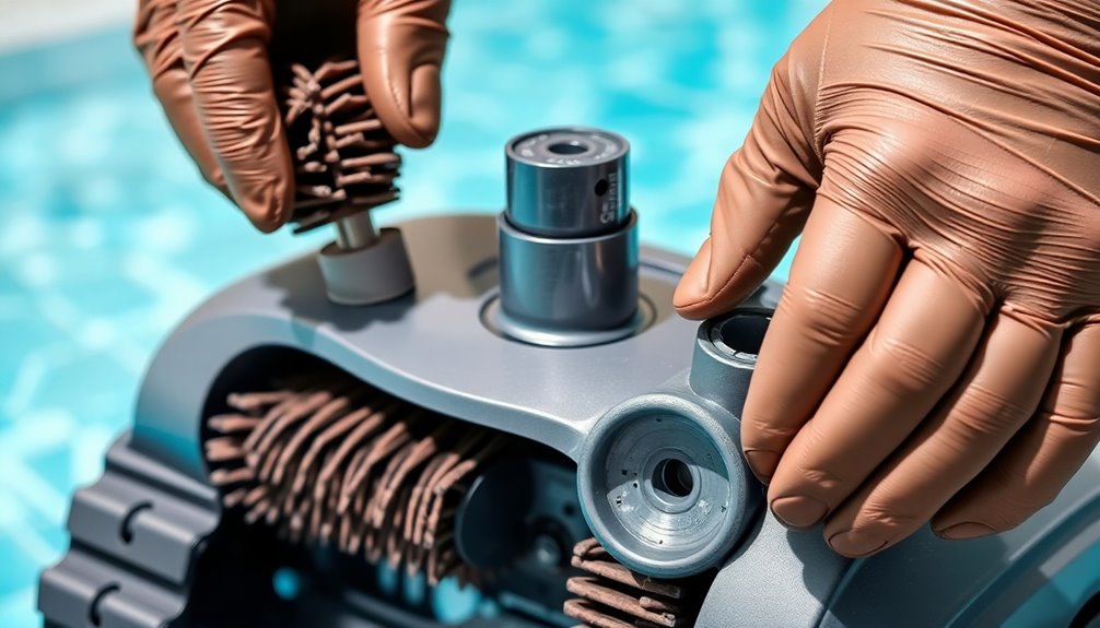 replace brushes and nozzles regularly