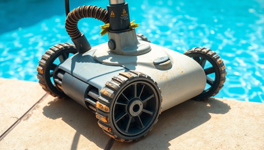 replace worn out pool cleaner