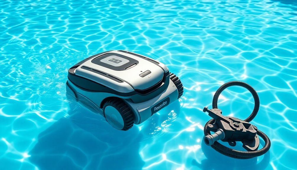 robotic pool cleaner surge