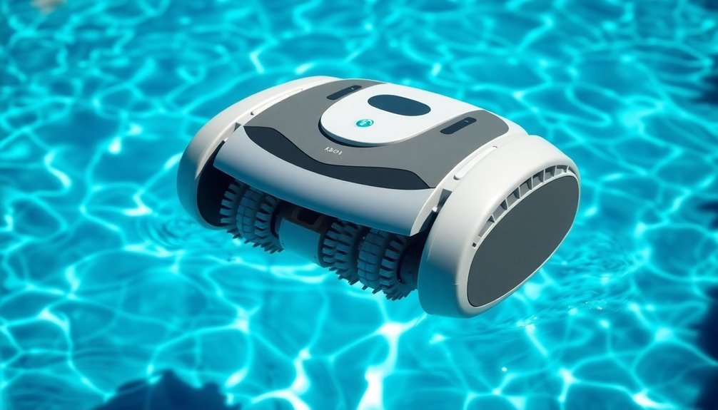 robotic pool cleaning mechanisms
