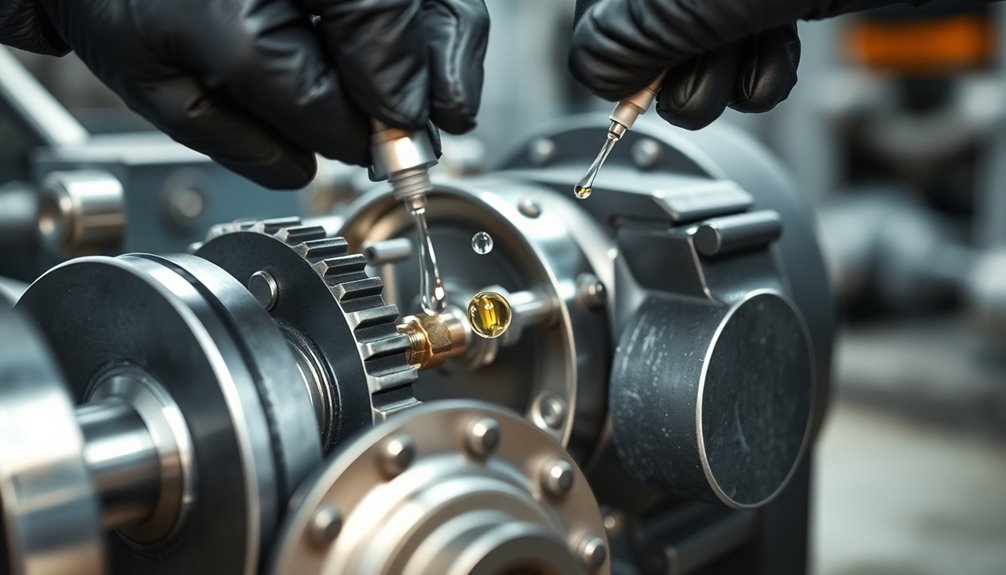 routine lubrication and inspection