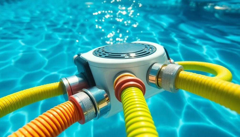 secure and inspect hoses