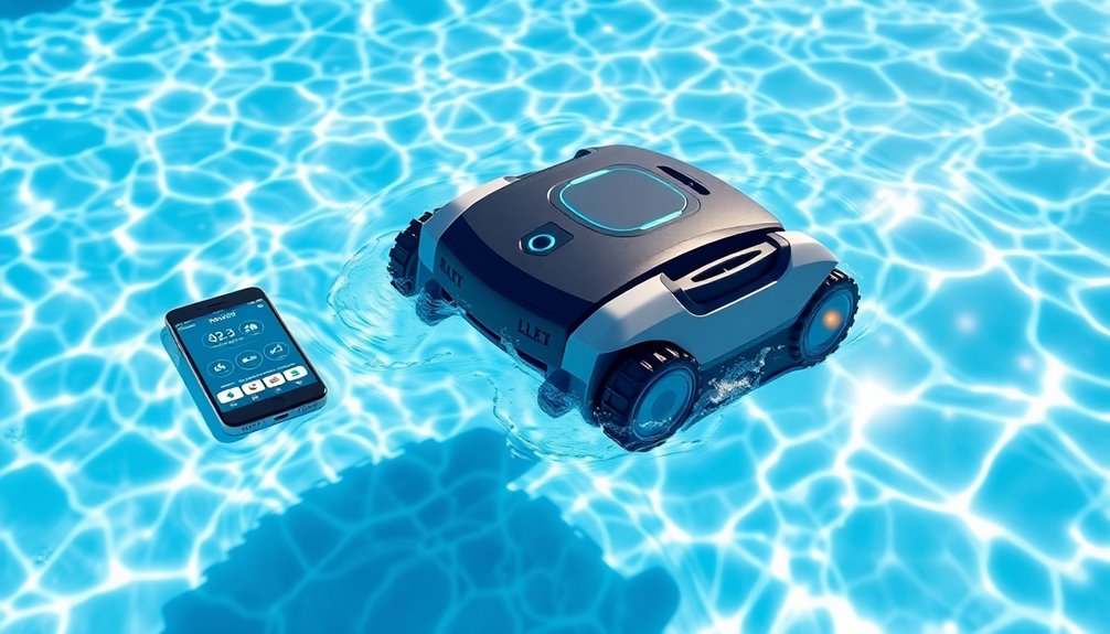 smart pool cleaning control
