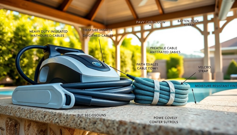 store cables safely protected
