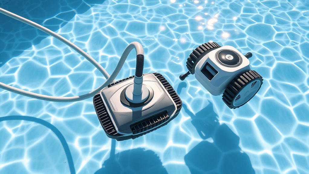 suction and pressure differences