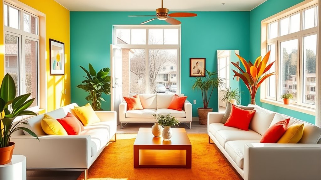 bright colors enhance mood