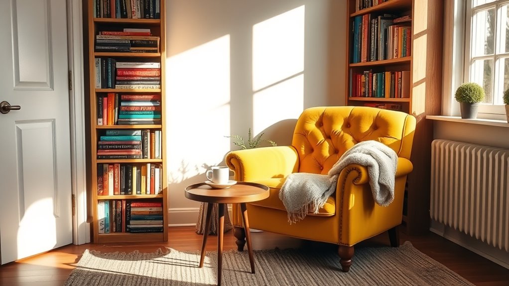 create cozy reading sanctuary
