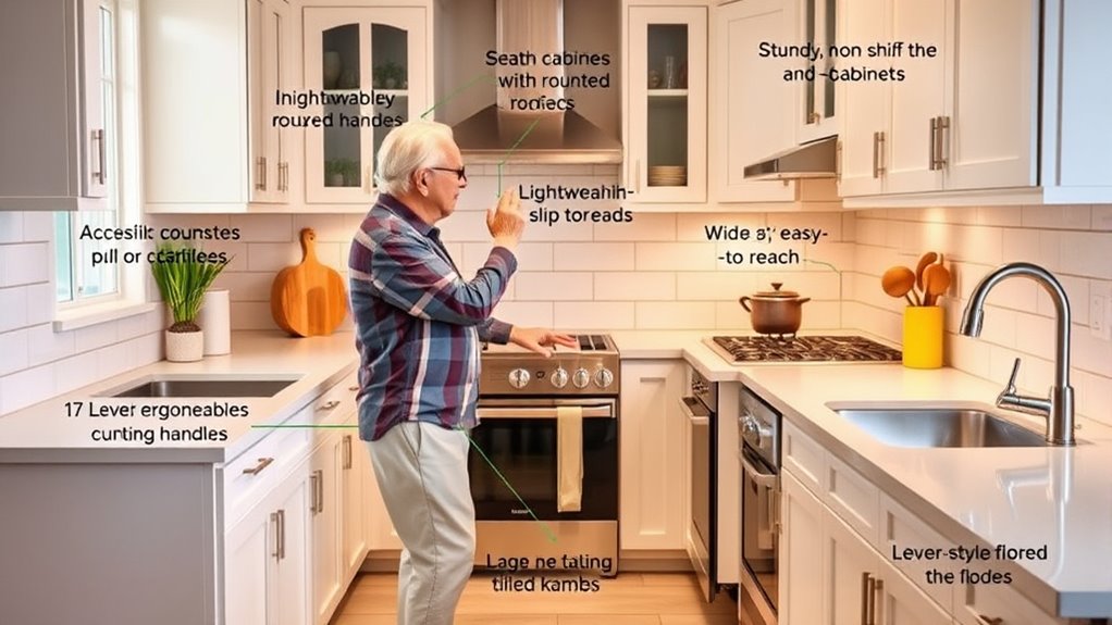 ergonomic accessible kitchen design