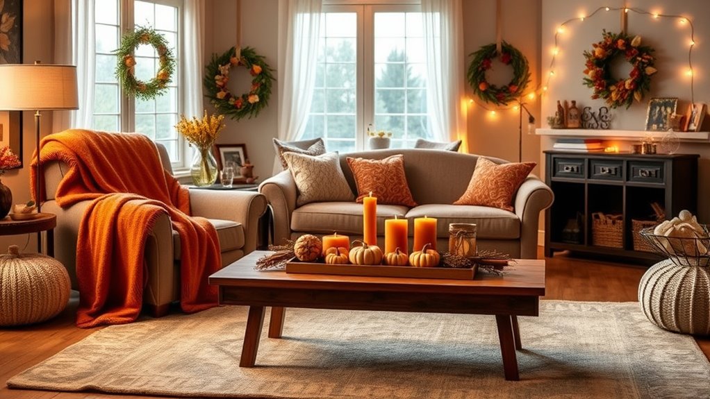 fall home decor safety
