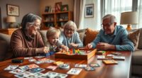 families bond through games
