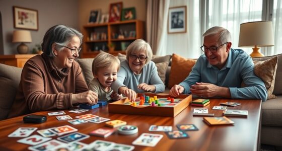 families bond through games