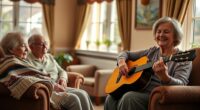music therapy enhances elderly well being