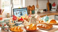 selling crafts and baked goods
