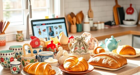 selling crafts and baked goods