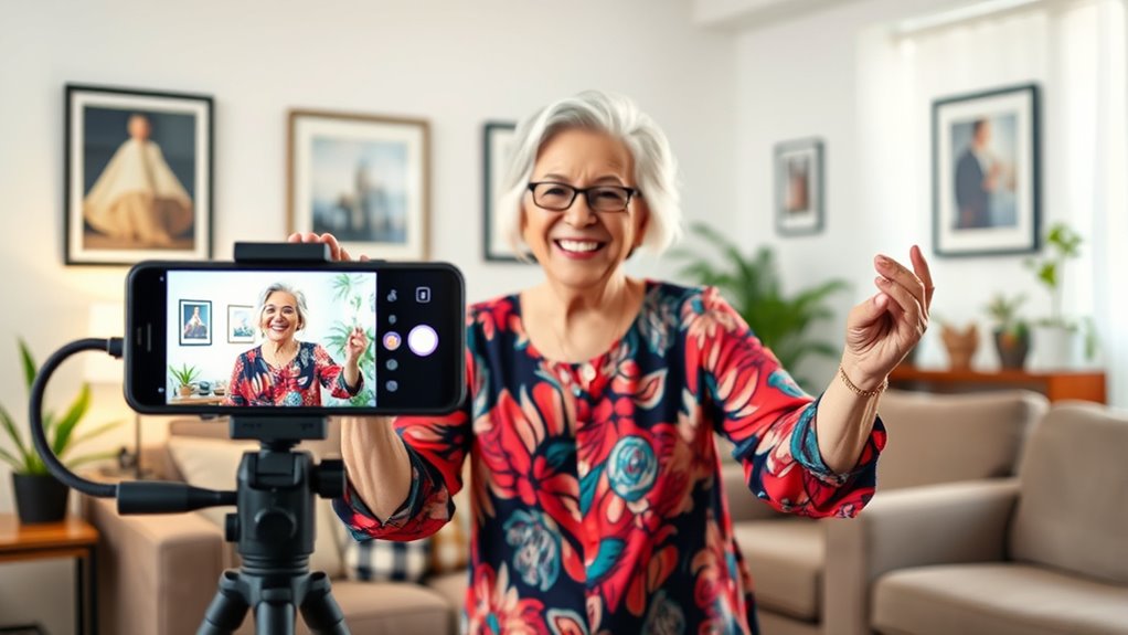 seniors connecting through tiktok