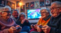 seniors embrace video gaming