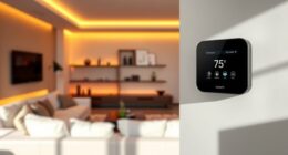 smart lighting and thermostats