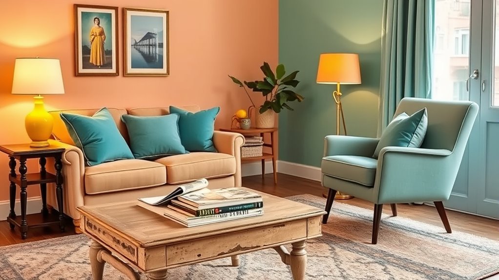 vintage color palette revival