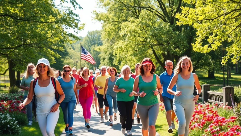 walking clubs promote health
