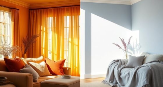 warm and cool color choices