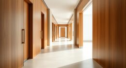 widened doors for accessibility
