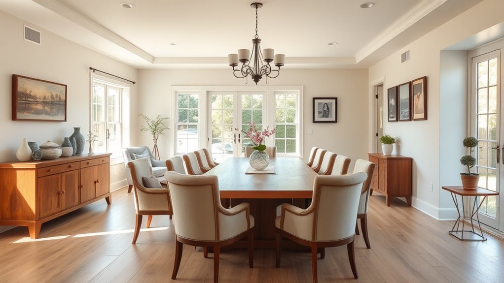 accessible family dining setup