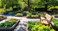 accessible gardens with raised beds