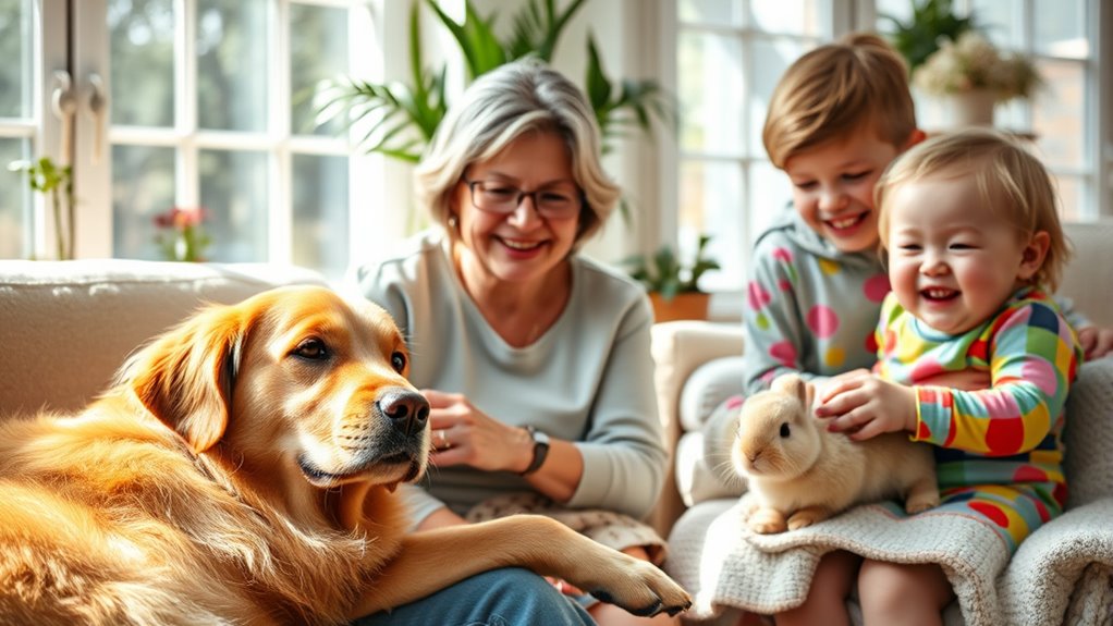 animals promote emotional healing