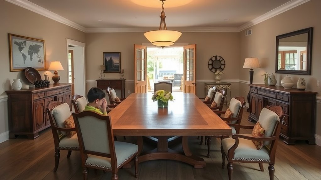 balanced dining room design