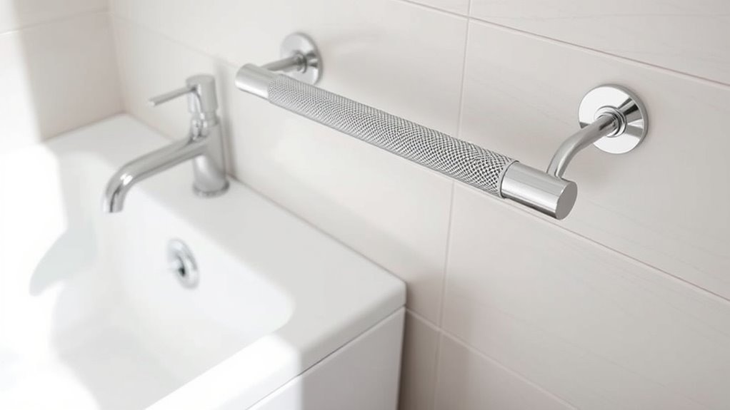 bathroom grab bar installation