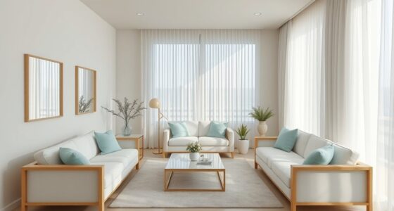 bright spacious cohesive color schemes