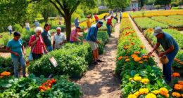 building community through gardening