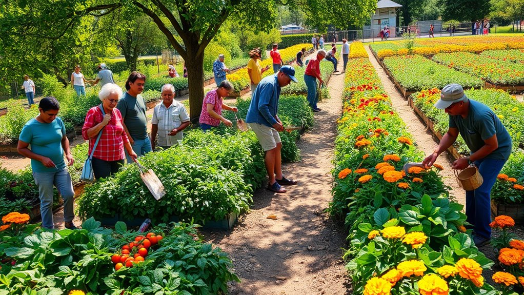 building community through gardening