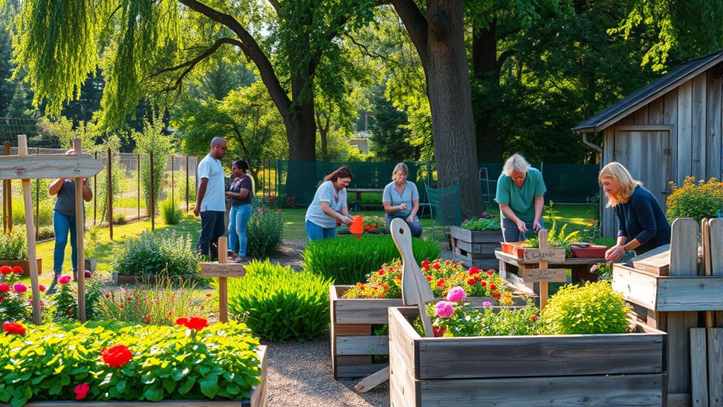 community gardens promote resilience