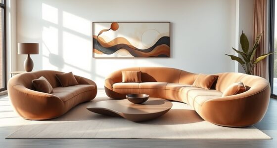 curved organic furniture trends