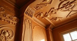 decorative textured wall surfaces