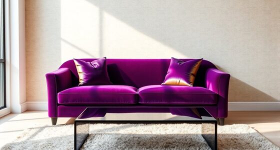 elegant eggplant interior color