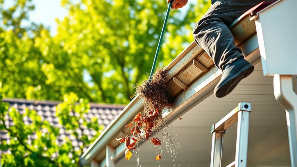 gutter maintenance enhances water management