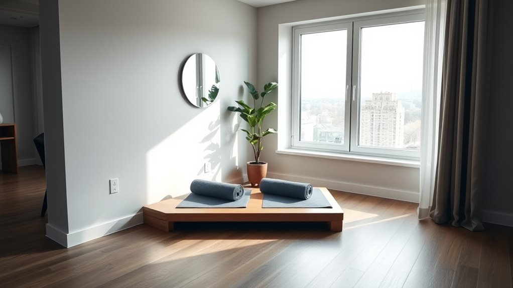 home fitness nook design