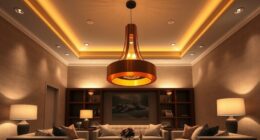 layered lighting for atmosphere