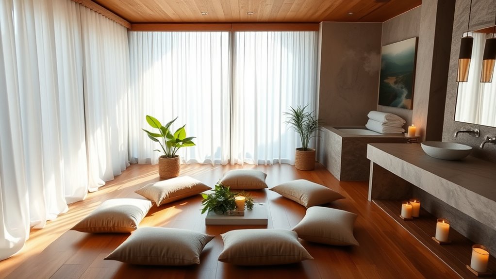 meditation and spa bathroom design