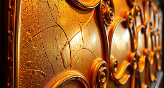 metallic accent color integration