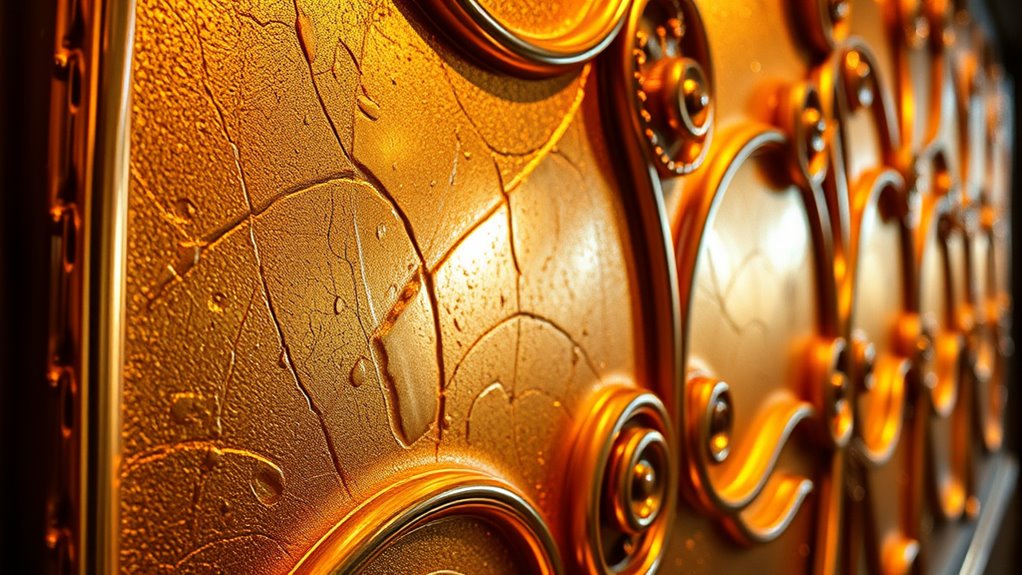 metallic accent color integration